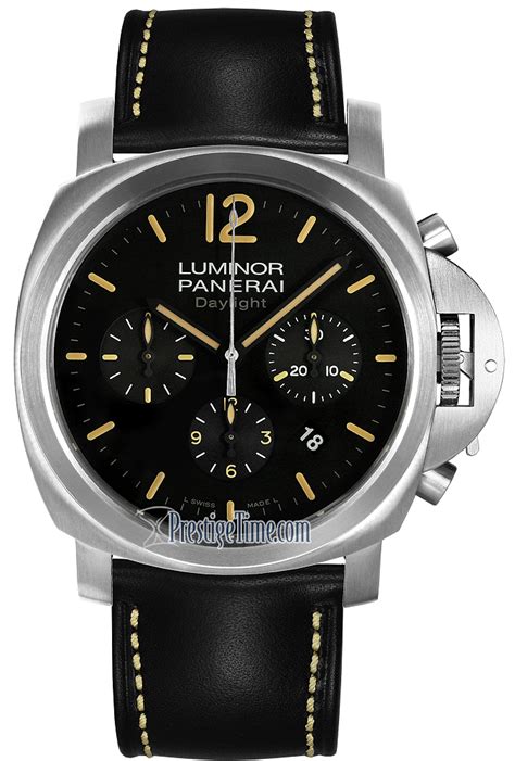 pam00356 Panerai Luminor Chrono Daylight 44mm Mens Watch